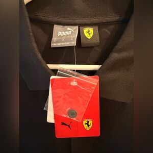 Size XL Ferrari Fanwear Classic Polo PUMA Black NWT
